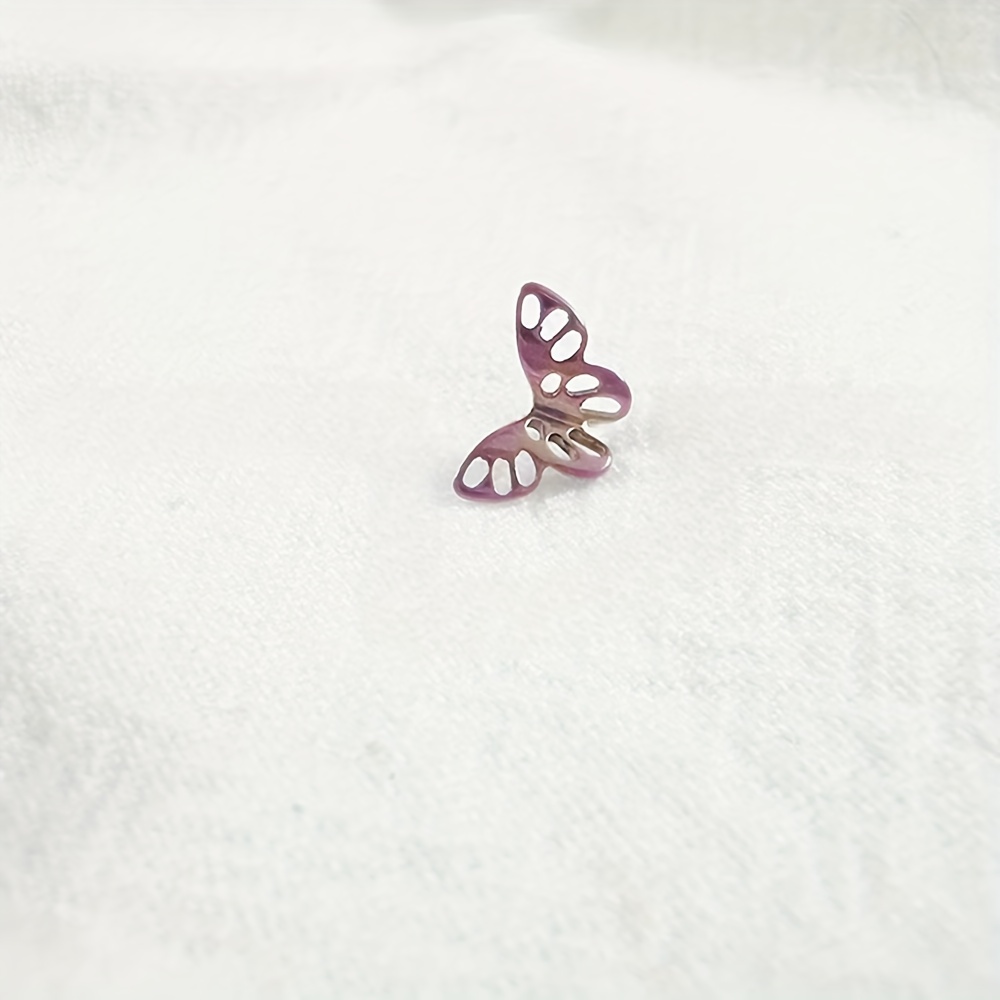 Cute Gradient Color Butterfly Earrings
